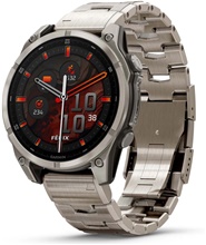 Garmin Fenix 8 Titan Amoled Sapphire med Ventilerande Titanlänk 47 mm